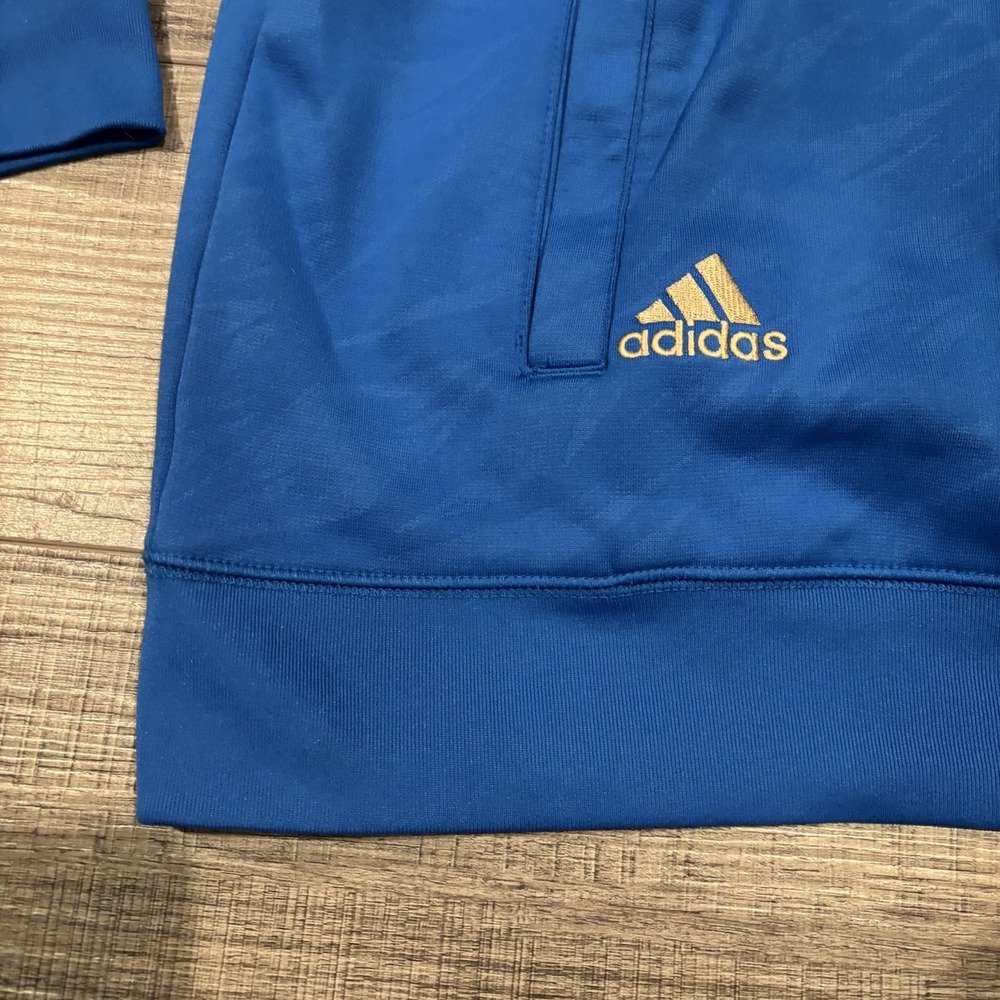Adidas UCLA Bruins Hoodie Men XL Blue Pullover Player Issued Warm-Up - Picture 3 of 8